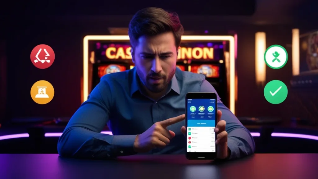 Fehlersuche beim App-Download auf einem Smartphone